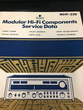 MHF-228 SAMS HI-FI SERVICE MANUAL FISHER PHILIPS SHARP HITACHI SANYO TECHN   NOS
