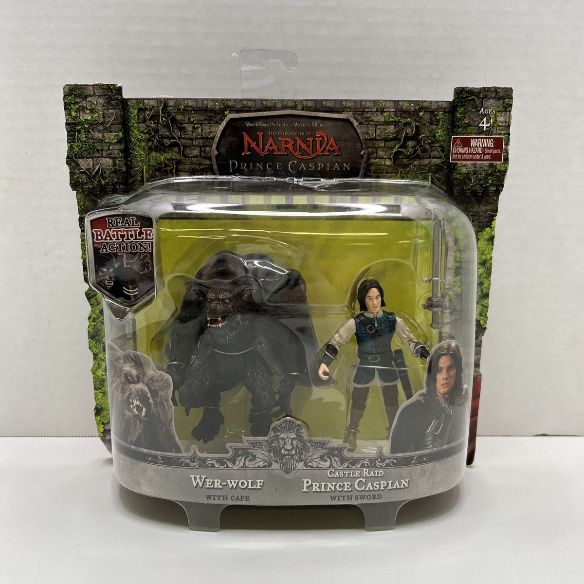 Narnia Wer-Wolf & Castle Raid Prince Caspian 2007 Rare Jakks NIB