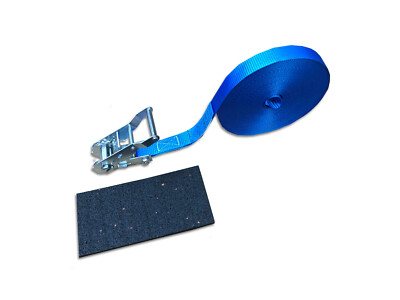 1x Spanngurt Poolgurt 25m Druckratsche blau 800daN Pool Gurt Poolumreifung Plane