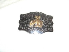 809 - WESTERN STYLE BELT BUCKLE - BRONC RIDER, BRONCO BUSTER, RODEO