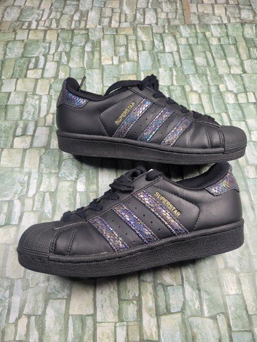 Adidas Superstar black irradescent 