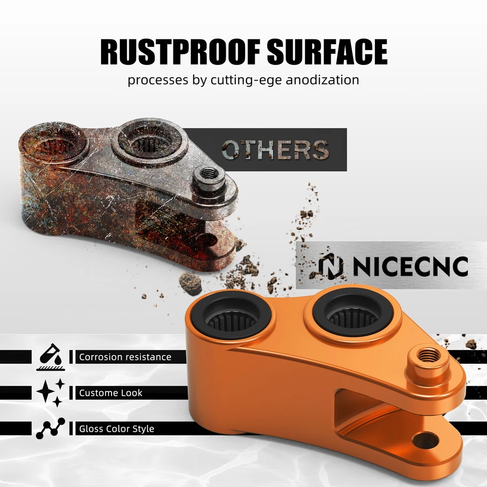 Kit de eslabones de bajada traseros 40 mm para KTM 690 Enduro R SMC R 2008 2009 2010 2011-2018 Foto 3 de 4