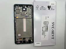 Original Samsung Galaxy A52 SM-A525 LCD Screen Replacement   Blue  OEM Display