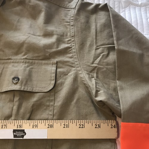 Bob Allen High Prairie Hunting Shirt Long Sleeve Tan Orange HU127 Boyt Large NWT - Picture 8 of 13