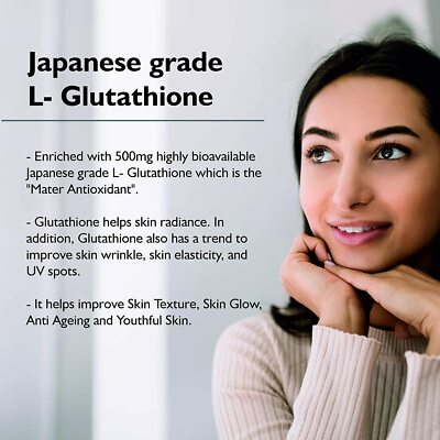 Onelife Gluta Life with L-Glutathione 500mg, N-Acetyl -30 Tablets