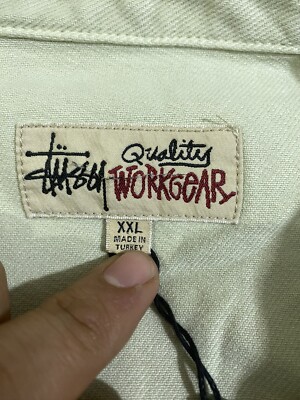 Stüssy Double Dye Western Shirt Cream. €150,00 | eBay