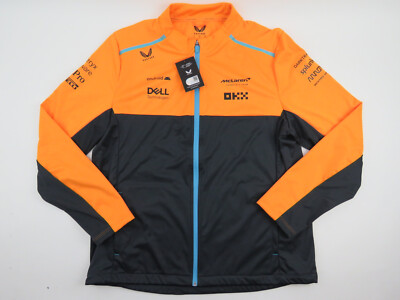 McLaren F1 Racing Team Jacket Castore 2023 Official Black Orange