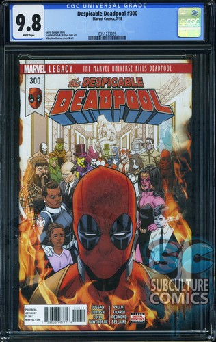 DESPICABLE DEADPOOL #300 - FIRST PRINT - MARVEL COMICS - CGC 9.8 - SOLD OUT