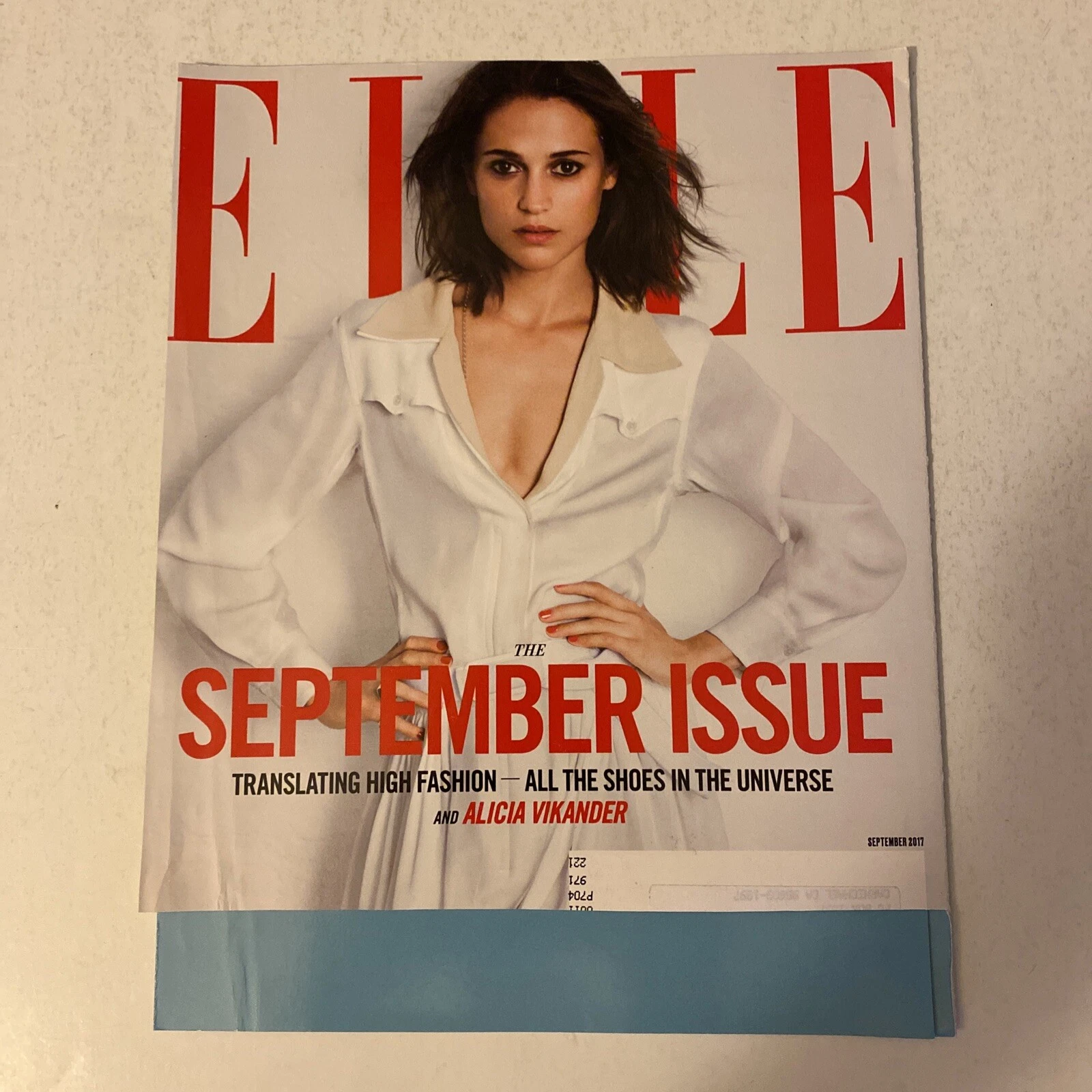 ANNONCE IMPRIMÉE GUCCI 5 PAGES + PAGE DE COUVERTURE ELLE NUMÉRO DE SEPTEMBRE ALICIA VIKANDER LIVRAISON GRATUITE