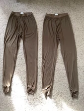 Lot of 2 Lightweight Thermal LONG JOHNS US Military Surplus Size SMALL New