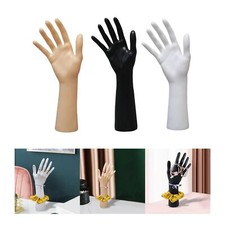 Mannequin Hand Jewelry Display Holder Organizer, Long Arm Stand Hand Manquin for