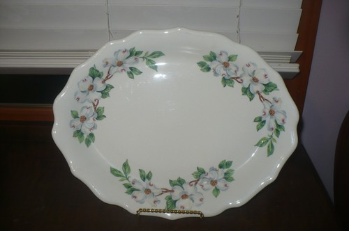 Syracuse China DOGWOOD Restaurant Ware 9 3/4" OVAL SERVING PLATTER