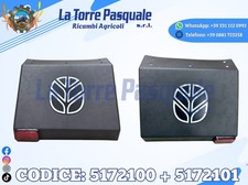 5172100 5172101 COPPIA PARASPRUZZI SX+DX TRATTORE FIAT 70/66 80/66 ecc 43x40cm