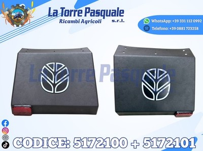 5172101 PARASPRUZZI DX DESTRO TRATTORE FIAT AGRIFULL SERIE 66 43x40cm