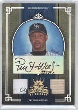 2005 Donruss Diamond Kings 15/25 Preston Wilson #343 Auto 0a1