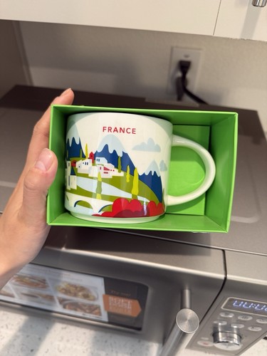 Starbucks You Are Here Mug YAH France 14oz New