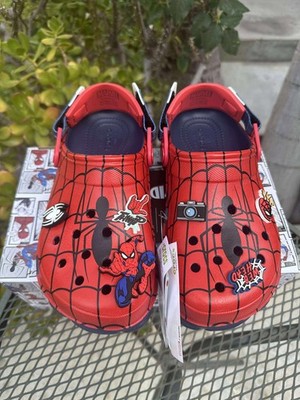 Crocs Calssic Marvel x All-Terrain Clog Spider-Man 208782-410 Ship
