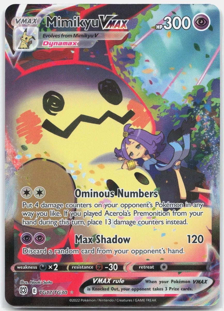 Mimikyu VMAX Pokémon TCG Cards for sale | eBay