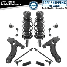 14 Piece Steering & Suspension Kit Control Arms Tie Rods Sway Bar End Links