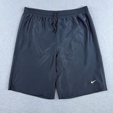 Vintage Nike Athletic Shorts Men's Size M Black Shiny Dazzle Made in USA