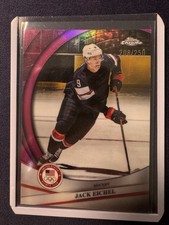 2026 Topps Chrome U.S. Winter Olympics #79 Jack Eichel Pink Refractor #/250