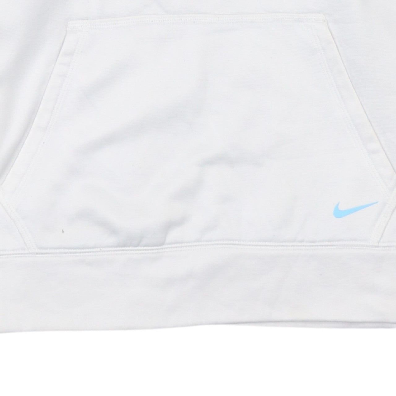 Nike White Hoodie Mens L image 5