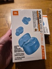 JBL Turquoise Tune Buds 2 Earbuds Perfect Fit Adaptive Noise Cancelling