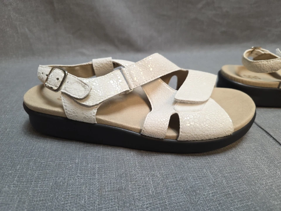 SAS Women's Shoes Huggy Sandal Vanilla 10 Medium Brand New In Box - Image 2 of 4