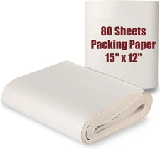 15" x 12" Packing Paper Sheets for Moving Supplies, Newsprint Paper for Moving B