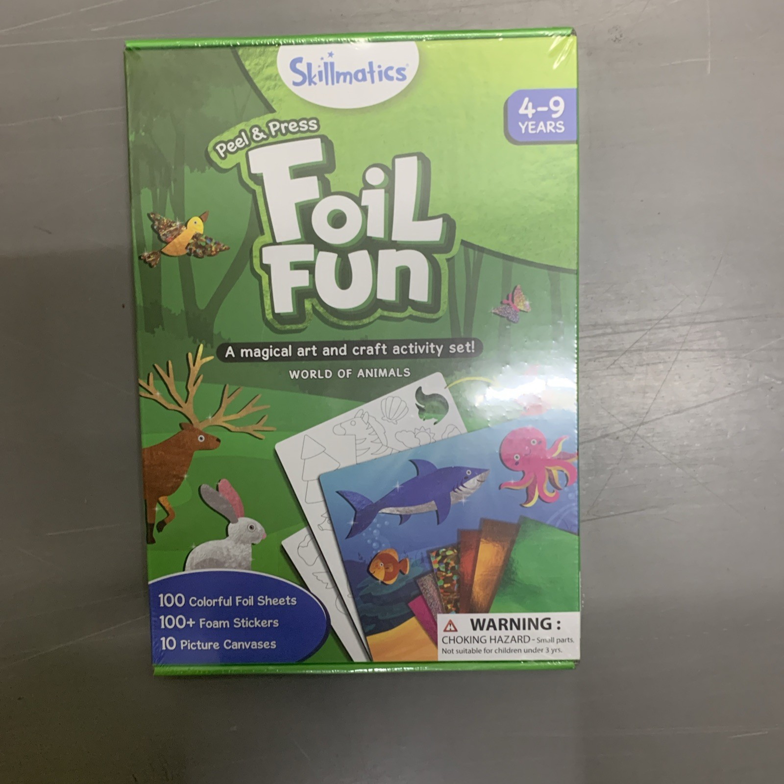 Skillmatics Art & Craft Activity - Foil Fun Animals, No Mess Art for Ages 4 - 9