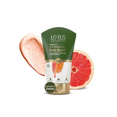 Lotus Botanicals Skin Brightening Vitamin C Brightening Face Scrub 100gm