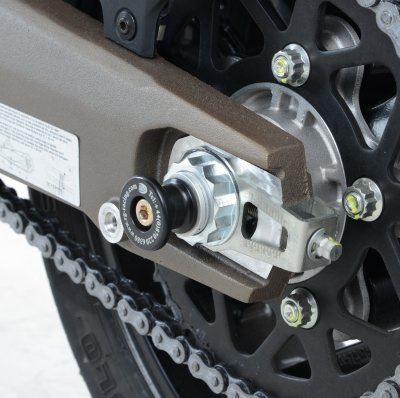 R&G Spindle Sliders Black - Ducati DesertX 2022
