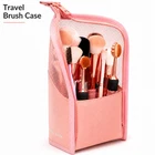 Travel Makeup Brush Holder Case Cosmetic Brush Organiser Bag Waterproof Mesh UK