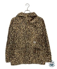 WACKO MARIA Leopard Coverall Hoodie / 14SS-COV-49 Size: M Beige Men 14SS-COV-49