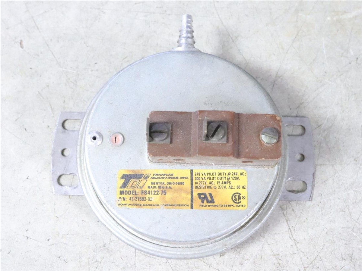 TRIDELTA FS4122-75 Air Pressure Switch 42-21582-03 | eBay