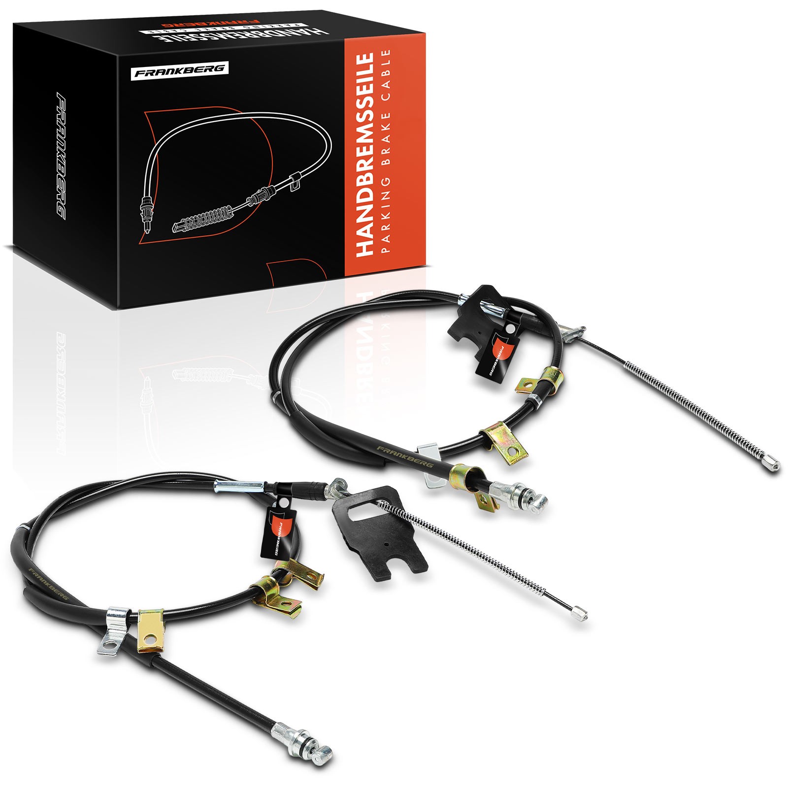 FRANKBERG 2x Parking Brake Cable for Suzuki Grand Vitara II Rear Left and Right