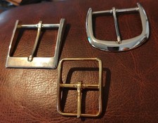 Collection of Fashion Metal Pin Belt Buckles 2 Fit 1-3/4"  1 Fits 1" Strap