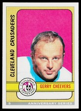 1992-93 O-Pee-Chee SET-BREAK #5 Gerry Cheevers EX or Better, (HUCK'S)