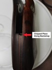 S&W J Frame Square Butt Wooden Grips. Chipped place as pictured. — photo 4