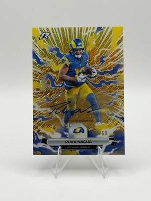 Topps 2026 Resurgence Puka Nacua  #58 Los Angeles Rams Auto  /50 SSP