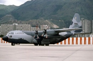 Original aircraft slide CC 130H Hercules 130330 / 330 RCAF 1984