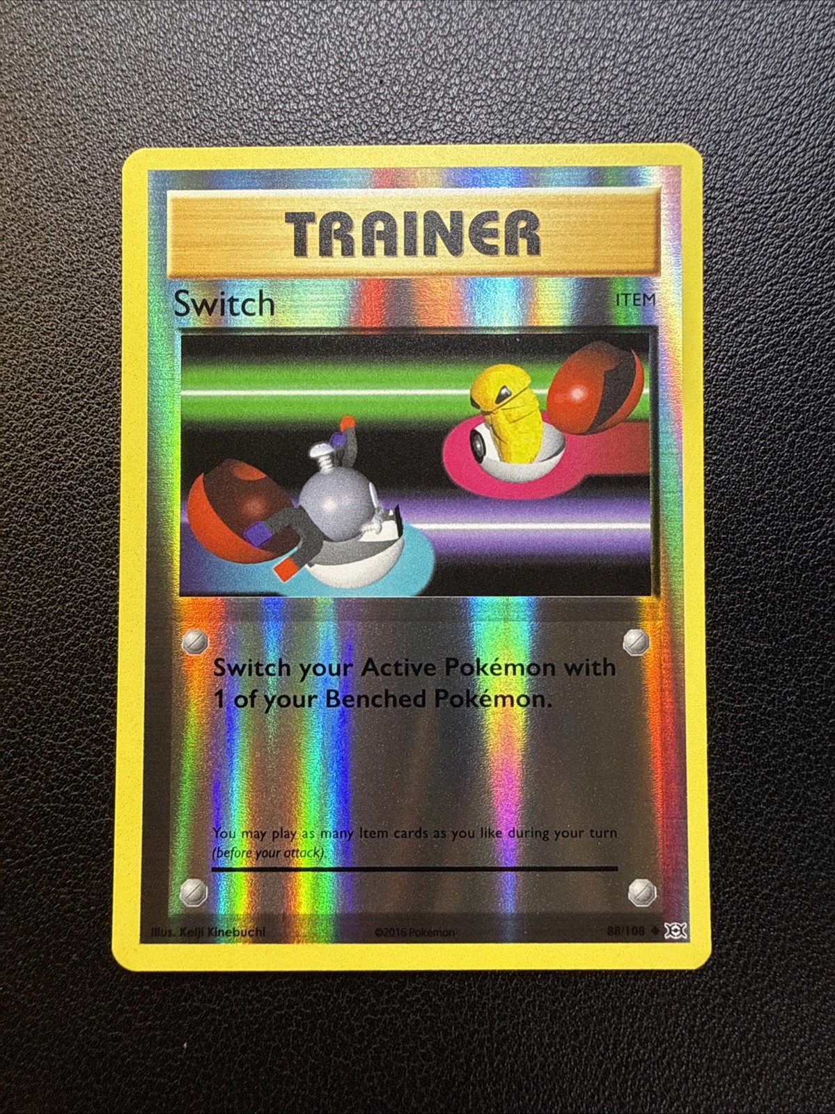 Switch 88/108 Pokemon XY Evolutions Reverse Holo 2016 English NM