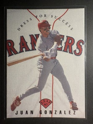 1997 Leaf Juan Gonzalez Dress for Success #/3500 #13