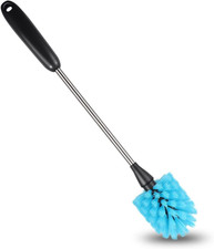 Stainless Steel Long Handled Water Bottle Brush-Flexible and Flexible Brush for