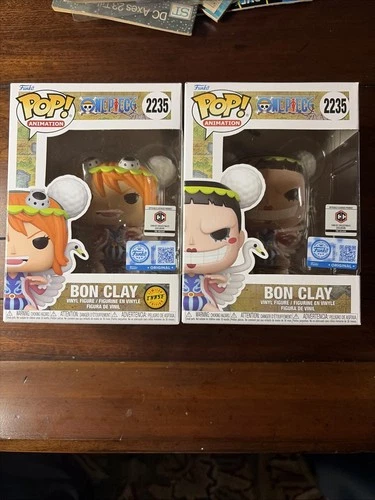 Funko Pop! One Piece #2235 Bon Clay Chase & Common Bundle (In Hand) + Protectors