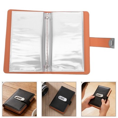  Notebook Combination Lock Password Manager with Keeper Binder Lockable Case