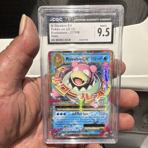 M Slowbro-EX graded CGC 9.5 for sale on eBay