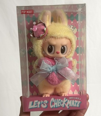 AUTHENTISCH POP MART LABUBU DIE MONSTER LASSEN SCHACHMATT SERIE KÖNIGIN VINYL PLÜSCH