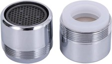 2 Pack 1.5 GPM Sink Faucet Aerator, Male and Female Dual Thread Aerator, Regular