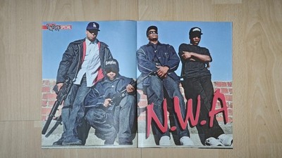 N.W.A Poster Eazy-E Dr. Dre Ice Cube T.I. BRAVO Hip Hop Special Vintage Retro Ra